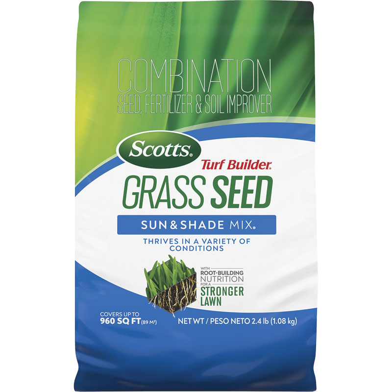 Scotts® Turff Builder® Grass Seed Sun & Shade Mix, 2.4 Lb. 