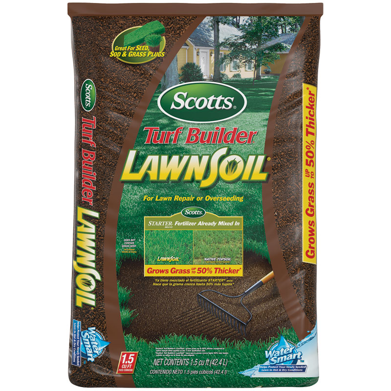 Scotts® Turf Builder® Lawn Soil with Starter® Fertilizer, 1.5 Cu. Ft.