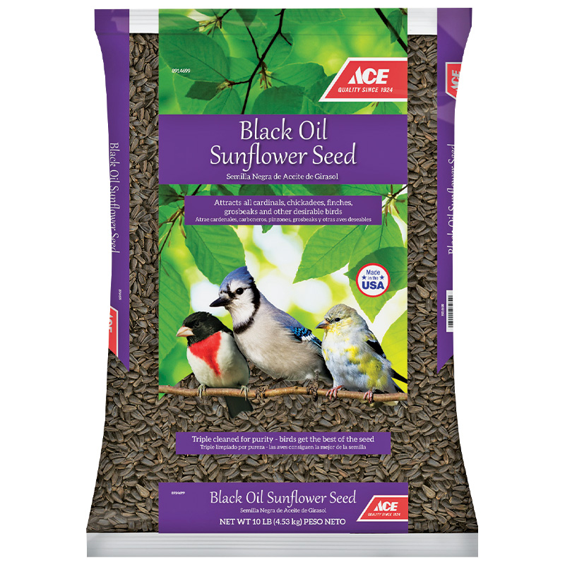 Ace® Black Oil Sunflower Seed, 10 Lb.