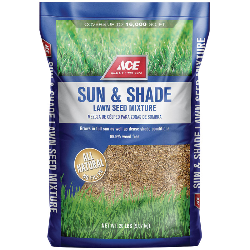 Ace® Sun & Shade Grass Seed Bag, 20 Lb. 