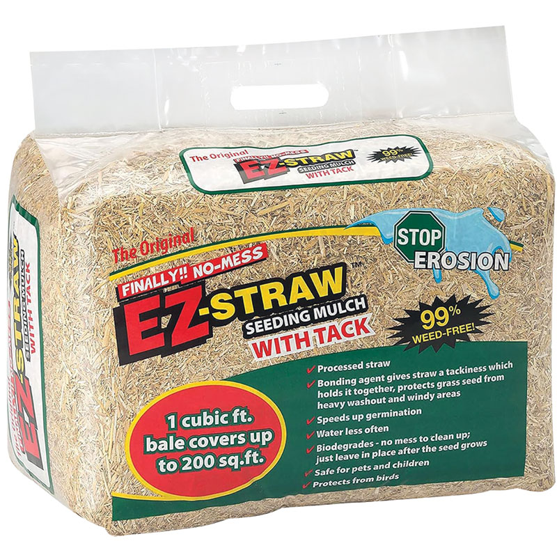 EZ-Straw™ Seeding Mulch with Tack, 1 Cu. Ft.