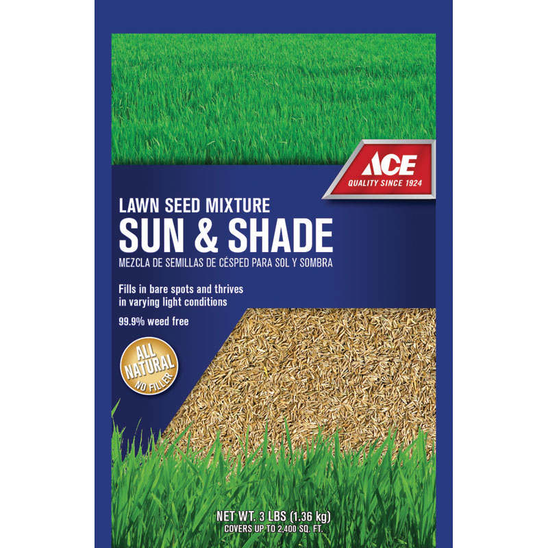 Ace® Hardware Sun & Shade Lawn Seed Mixture, 3 Lb.