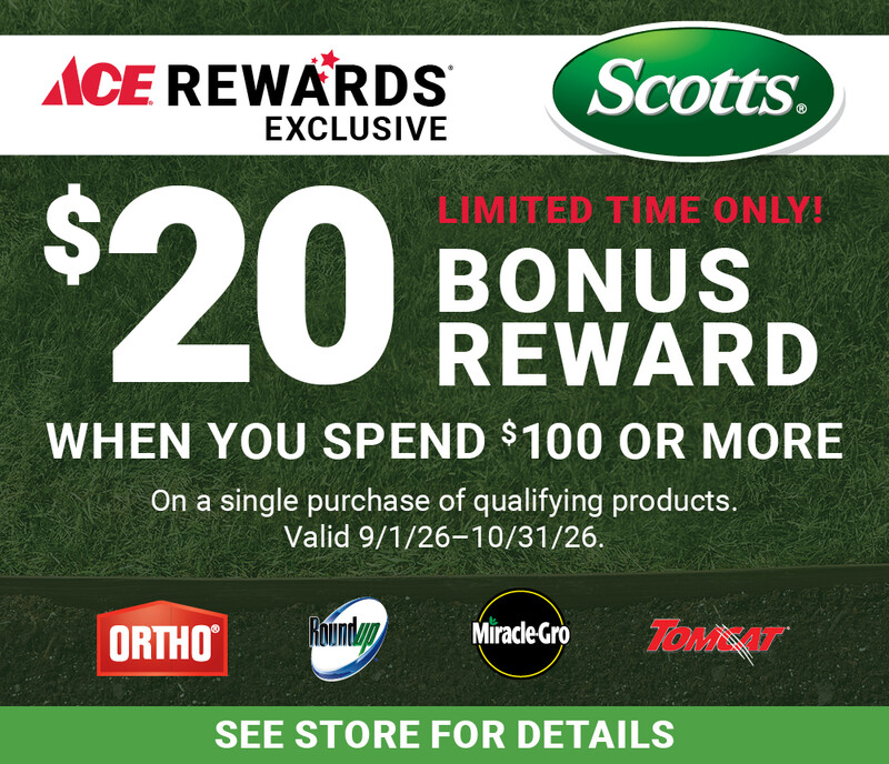 Ace Rewards Exclusive & Scotts®