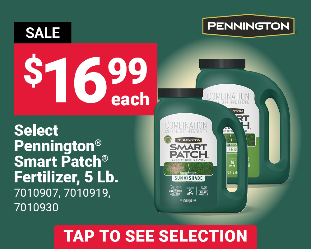 Pennington® Smart Patch® Mixed Sun & Shade Mulch, Seed+Fertilizer, 5 Lb.