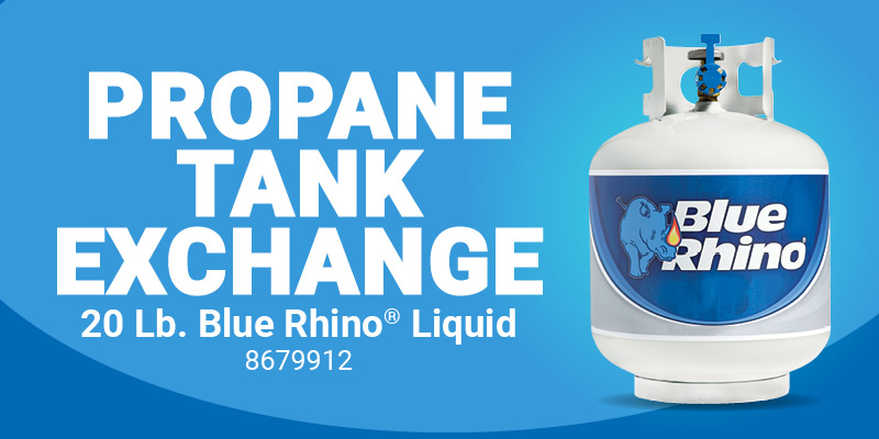 Blue Rhino Tank Exchange