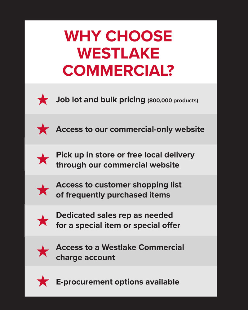 Why Westlake Commercial